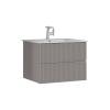 Тумба с раковиной Orka Moonlight 5001496 70 подвесная, бежевый матовый