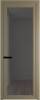 Межкомнатная дверь Profil Doors 1 AGP цвет профиля Шампань, стекло безопасное 6 мм тонированное 600x2000