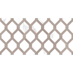 Декор Laparet Statuario 00-00-5-08-00-17-2466 Табачный Узор 20x40