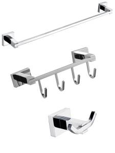 Набор аксессуаров для ванной Bath Plus Bruklin BR-SET-05 хром