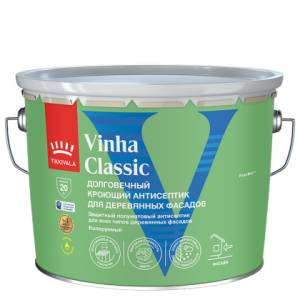 Антисептик защитный для древесины Tikkivala Vinha Classic полуматовая база VC 9 л