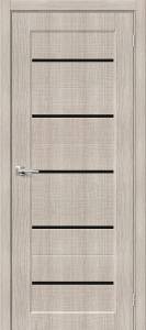 Межкомнатная дверь Mr. Wood Мода-22 Black Line 1531342 Cappuccino Melinga 200x70