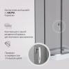 Душевой уголок AM.PM Like W83G-302U120CG64 120x80 профиль матовый хром, стекло тонированное фото 6