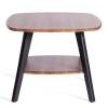 Стол журнальный Tetchair Rio 21382 орех кантри/чёрный 65x50x65 фото 2