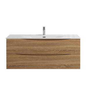 Тумба под раковину BelBagno MARINO-CER-N-1200-2C-SO-WO-P с двумя выкатными ящиками, Rovere Bianco, 119.6x50x45.5