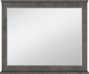 Зеркало Misty Марта 100 темный бетон, с полкой