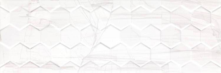 Керамическая плитка Ceramika Konskie Brennero White Hexagon 25x75