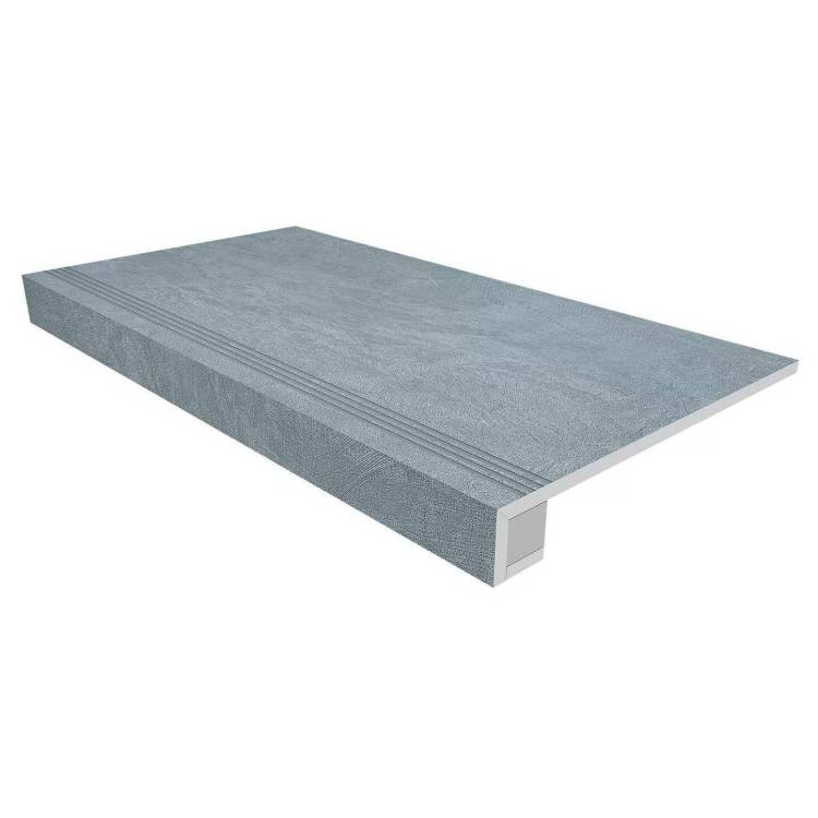 Ступень Ametis by Estima Spectrum 39138 Set/Steptrade/SR02_NS/33x120/Riser/SR02_NS/14,5x120 неполированная с бортиком 33x120 + Подступенок 14.5x120