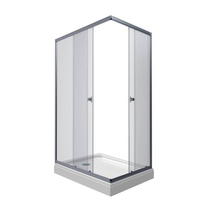 Душевой уголок Triton Вента-хром Щ0000078653 100х80 см с поддоном