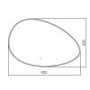 Зеркало Abber Kontur AG6301SC-0.92 с подсветкой, диммер фото 3
