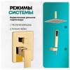 Душевая система Grocenberg GB5089GO-4 без излива, золото фото 10