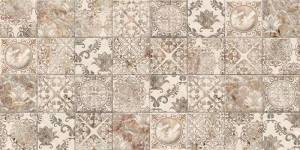 Декор Beryoza Ceramica Рамина бежевый 25x50