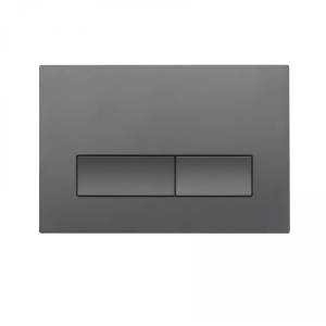 Кнопка смыва Wonzon & Woghand WW-IB224-BGM механическая, темный графит