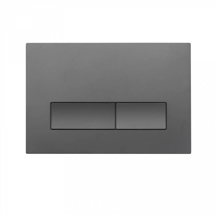 Кнопка смыва Wonzon & Woghand WW-IB224-BGM механическая, темный графит