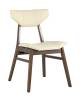 Стул Stool Group Tor LW1903-G PU CREAM GRID-KOROB4 массив гевеи цвет орех, сидение кремовый 4 шт фото 2