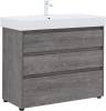 Тумба с раковиной Aquanet Nova Lite 00302479 100 дуб рошелье, 3 ящика