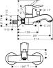Смеситель для ванны с душем Hansgrohe Metropol Classic 31340000 фото 2