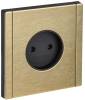 Розетка 1-местная с защитными шторками IEK Forte&Piano FP-R13-10-M-K37 шампань
