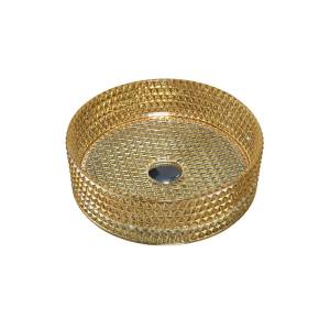 Раковина Vincea VBS-5GL05 золото 40x40