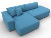 Диван угловой Лига Диванов Лига-065 134786L Голубой фото 6