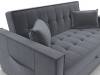 Диван прямой Лига Диванов Лига-104 (140) 134871 Серый фото 4