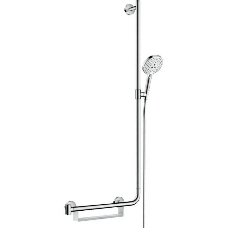 Душевой гарнитур Hansgrohe Raindance 26326400 Select S, белый, хром