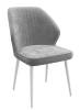 Стул Дик DikLine 222PRO 00-00070723 B22 GREY, ножки белые