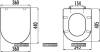 Крышка-сиденье Creavit Hisar KC3161 с микролифтом фото 4