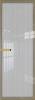 Межкомнатная дверь Profil Doors 1 AGN цвет профиля Золото, стекло безопасное 4 мм страйп 800x2000