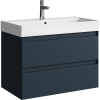 Тумба под раковину Aqwella Geometria GE01082GRM серый 81x48