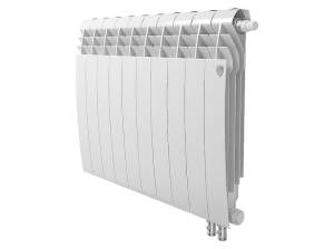 Биметаллический секционный радиатор отопления Royal Thermo Biliner 500 / VR Bianco Traffico / 10 секций