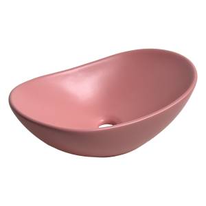 Раковина Gid Lago 53408 розовый матовый, 30.5 см