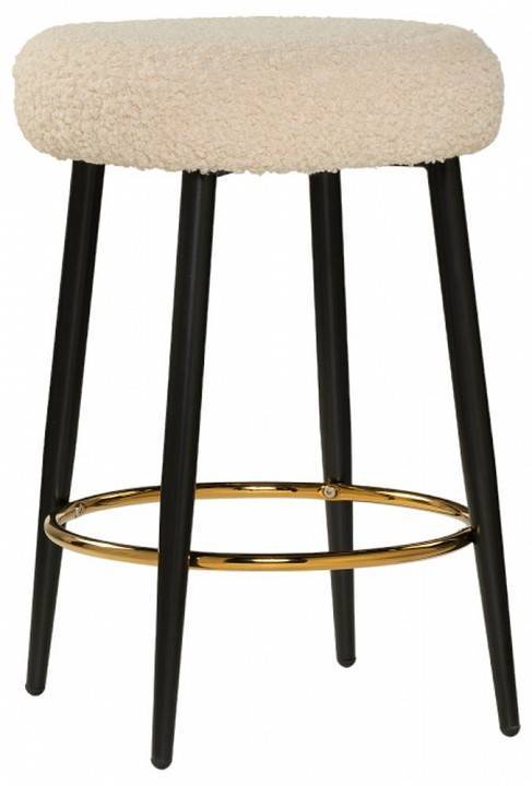 Стул барный Woodville Plato 15423 черный, белый