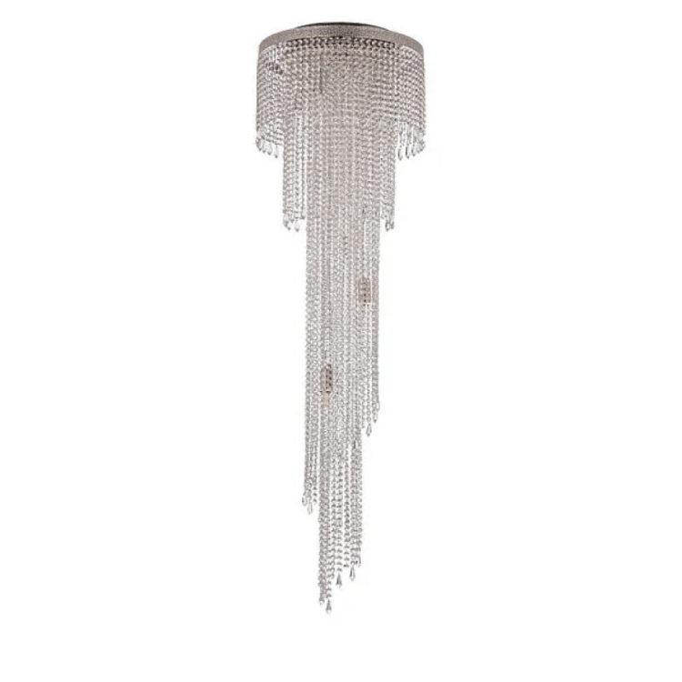 Большая люстра потолочная хрустальная Arti Lampadari Santa E 1.8.80.602 N