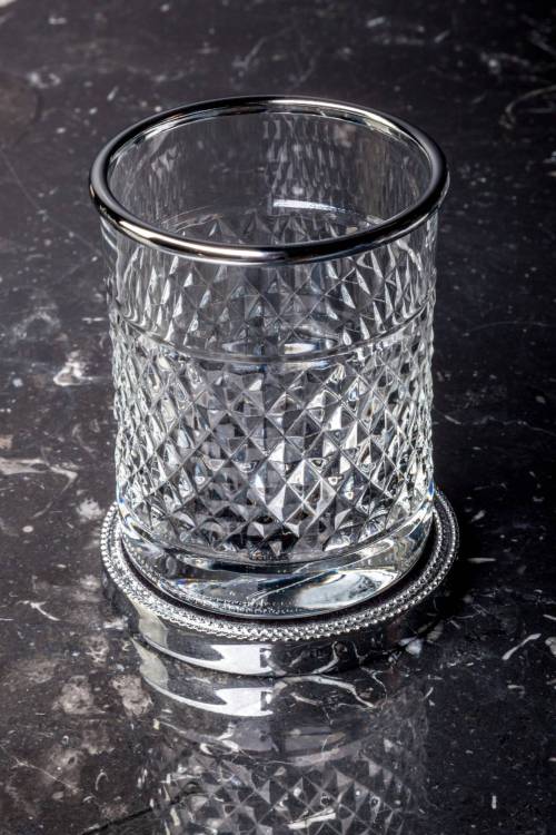 Стакан Boheme Murano Cristal 10217 Хром Crystal Luxury Options