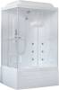Душевая кабина Royal Bath BP RB8100BP2-T-R с высоким поддоном, с сиденьем