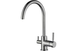 Смеситель для кухни EMAR Steel ЕС - 3007 сатин