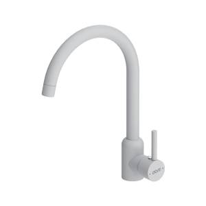Смеситель для кухни Dorff Logic D3007033 поворотный, белый