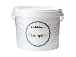 Перламутровая краска с эффектом шелка Goldshell Санторини Серебро 2.5 л