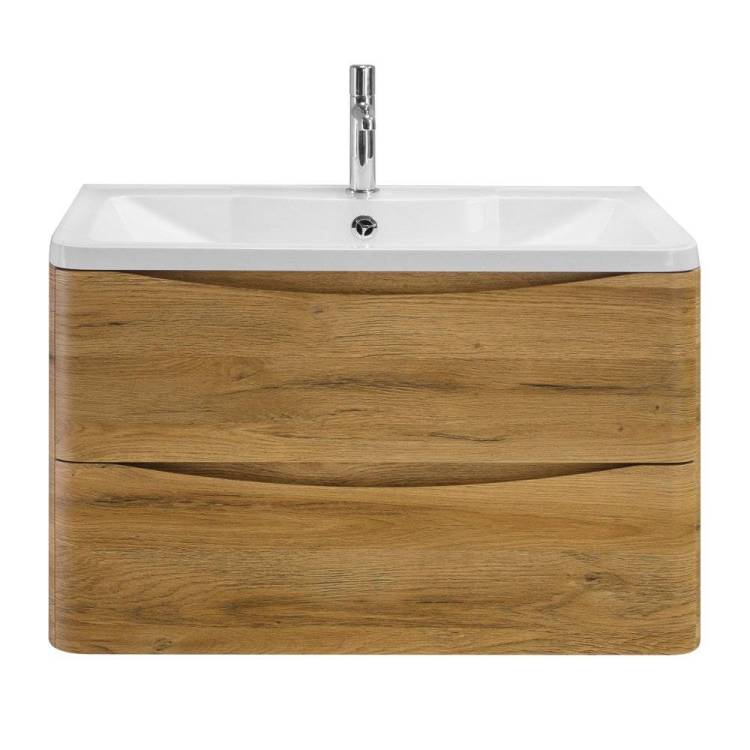 Тумба с раковиной BelBagno Albano 100 подвесная, rovere rustico