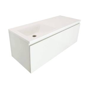 Тумба с раковиной Эстет Dallas Luxe 115 подвесная, 1 ящик, L