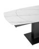 Стол обеденный Stool Group Хлоя DF120T 120 white DUAL керамика светлая 120(180)x90x75 фото 3