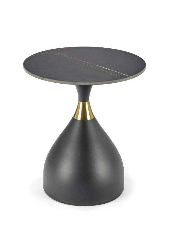 Стол журнальный Halmar Scalita V-CH-SCALITA-LAW черный/черный/золотой