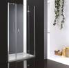Душевая дверь в нишу Cezares BERGAMO-W-B-13-80+60/60-C-Cr-R профиль хром, стекло прозрачное, 195x195