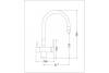 Смеситель для кухни EMAR Steel ЕС - 3015 black фото 2