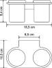 Стакан Wasserkraft Kammel K-8328D двойной фото 3