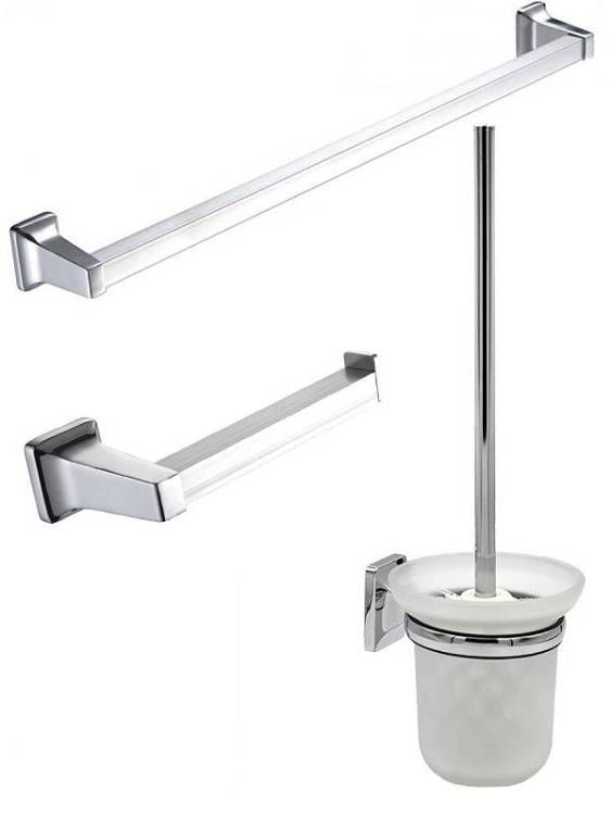 Набор аксессуаров для ванной Bath Plus Prime SET8 PR-9900-8 хром