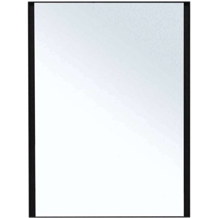 Зеркало Allen Brau Infinity 1.21018.BL с LED подсветкой, черное, 800x600x40