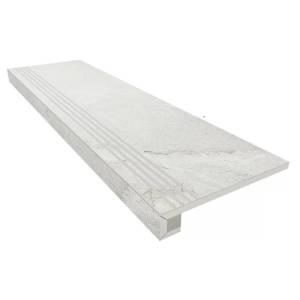 Ступень Ametis by Estima Kailas 34954 Set/Steptrade/KA00_NS/33x120/S1/Riser/KA00_NS/14,5x120 33x120 неполированная с бортиком+Подступенок 14.5x120