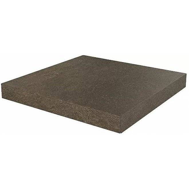Ступень Kerama Marazzi Про Стоун DD600220R\GCA Угловая Клееная Коричневый 33x33